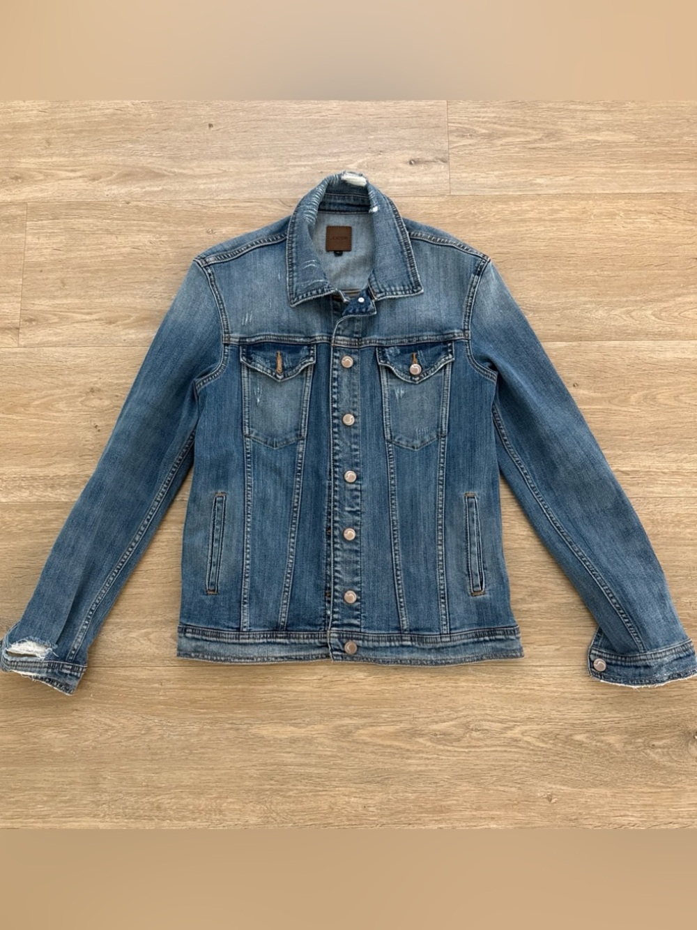 Joe's Jeans Distressed Blue Denim Jacket M
